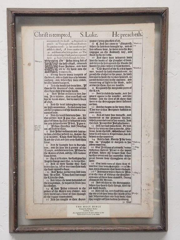 The KJV...A First Edition Page